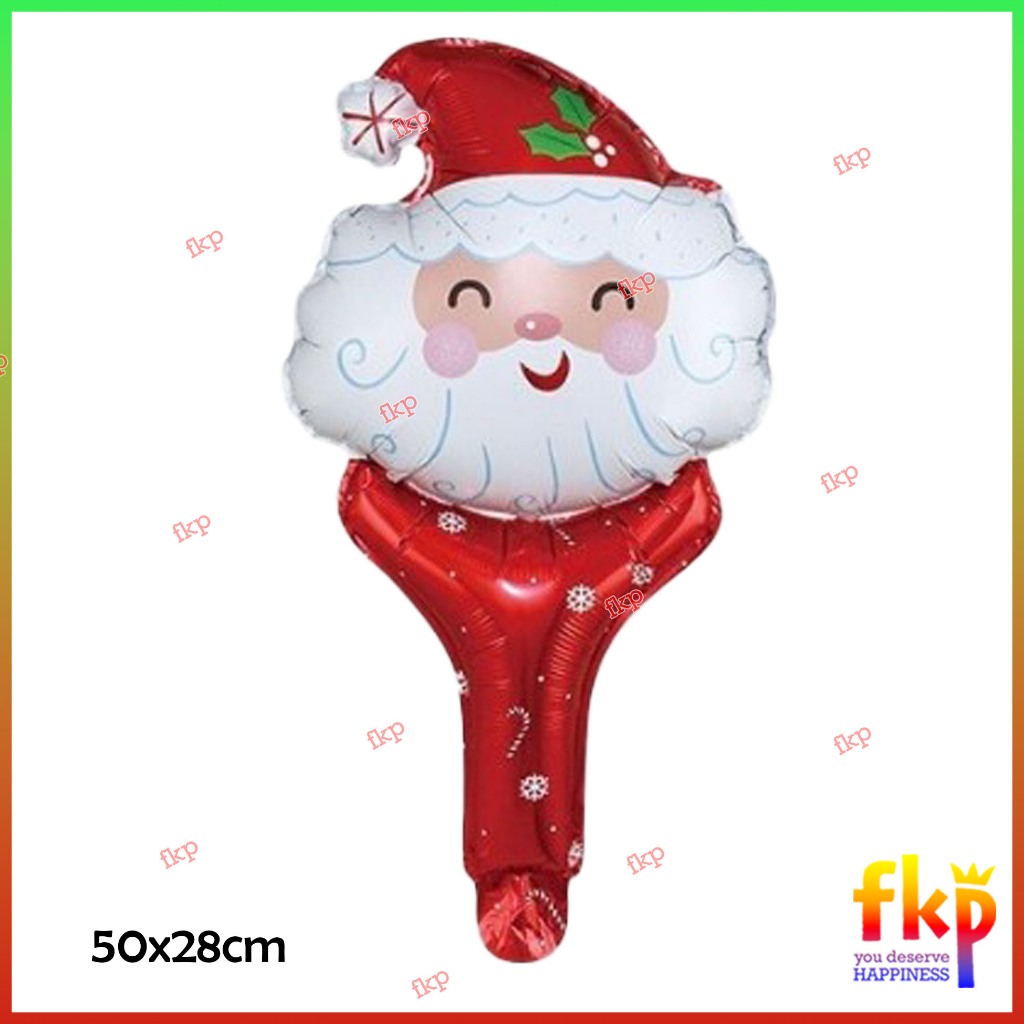 Tongkat Santa Head